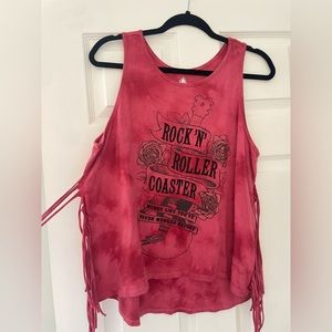 Disney Rock n Roller Coaster Tank. Sz L.